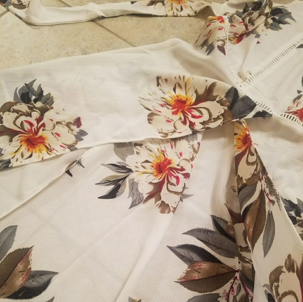 Floral Summer Maxi Backless Sundress Dress Floral - Picture 5 of 5